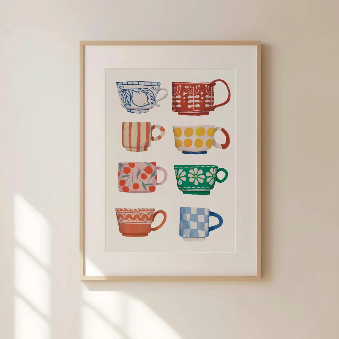 Coffee And Tea Lyrics - Theekop print, ontbijtposter, koffie printbare kunst,