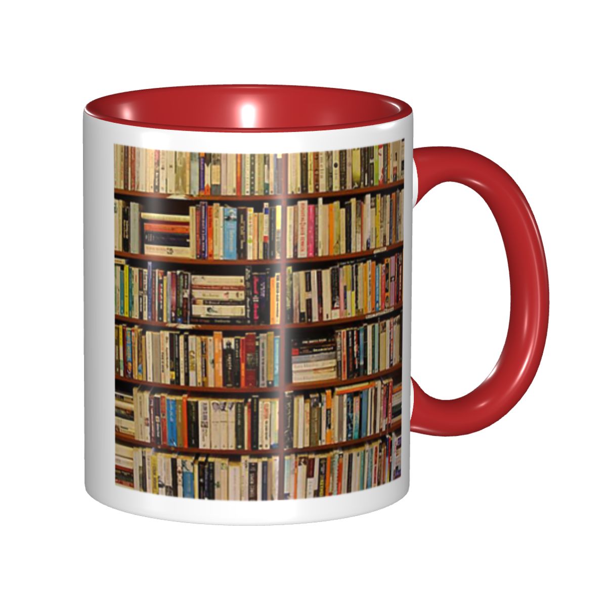 Coffee Tea Library - Educatieve Boekenmug Grappige Keramische Koffiemokken Theemokken