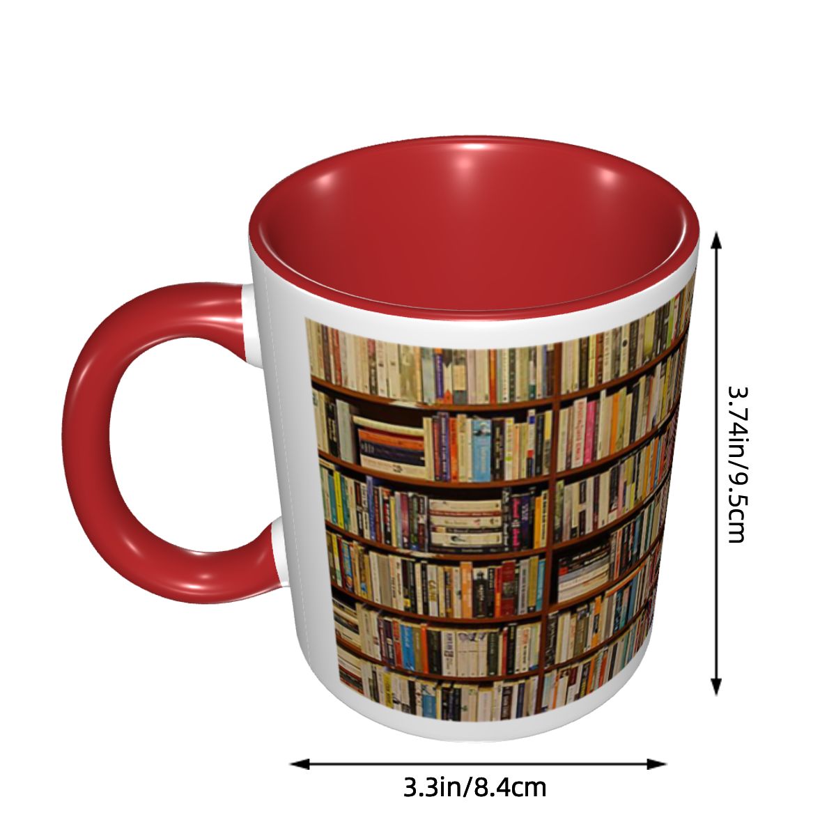 Educatieve Boekenmug Grappige  - Coffee Tea Library recensie en prijs